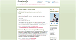 Desktop Screenshot of kunalpandya.com